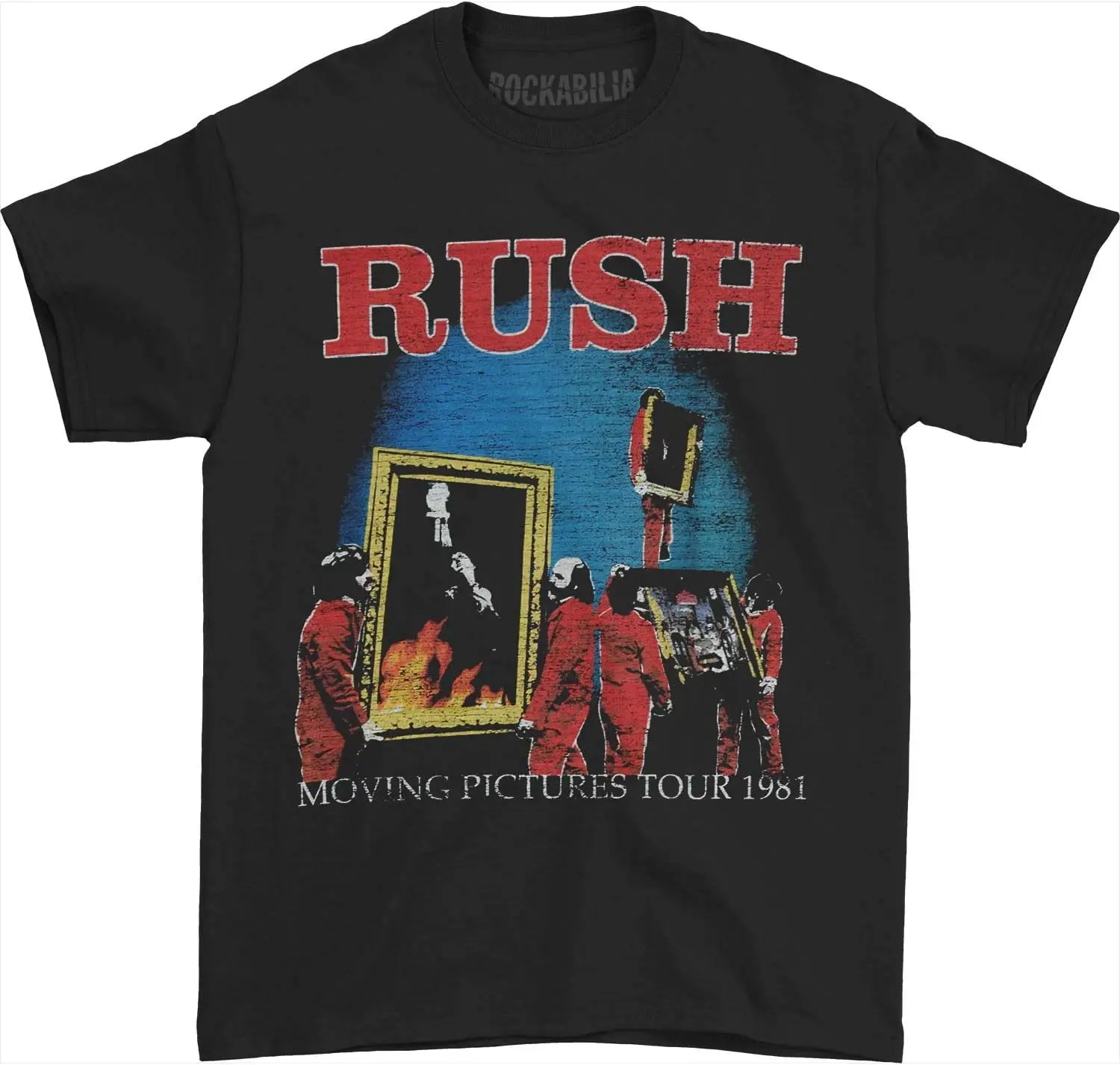 

Rush Men's Vintage Moving Pictures T-Shirt Black