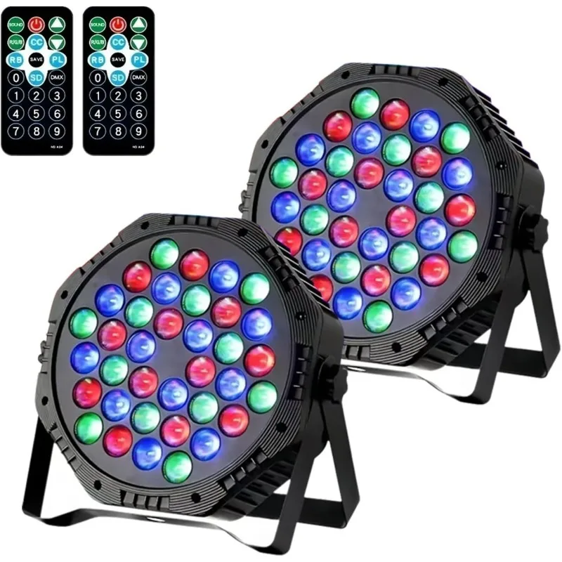 

Сценические светильники, Dj Party Lights, 36 светодиодных светильников с дистанционным управлением и DMX (2)