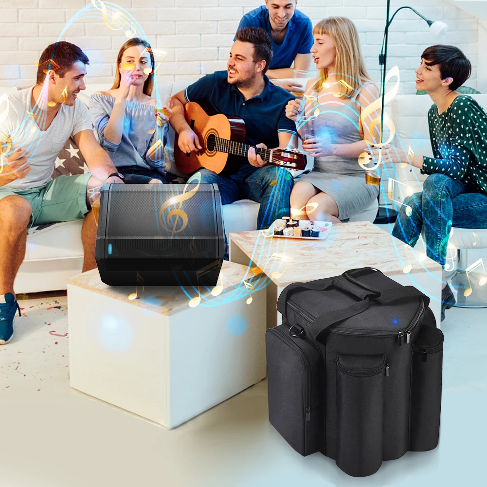 

Carrying Storage Bag Large Capacity Carry Shoulder Bag Shockproof Travel Case Bag Anti-Fall for Bose S1 PRO Speaker Accessories