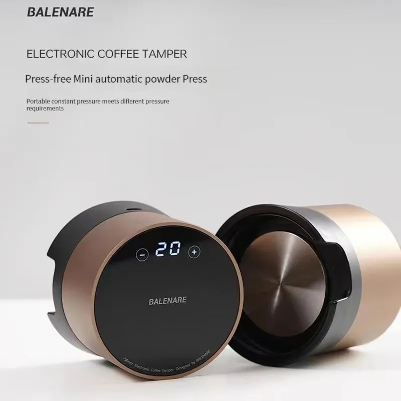 Balenare Intelligent Electric Powder Press Automatic Constant Force Portable Mini Espresso Coffee Tamper Coffee Accessories58MM