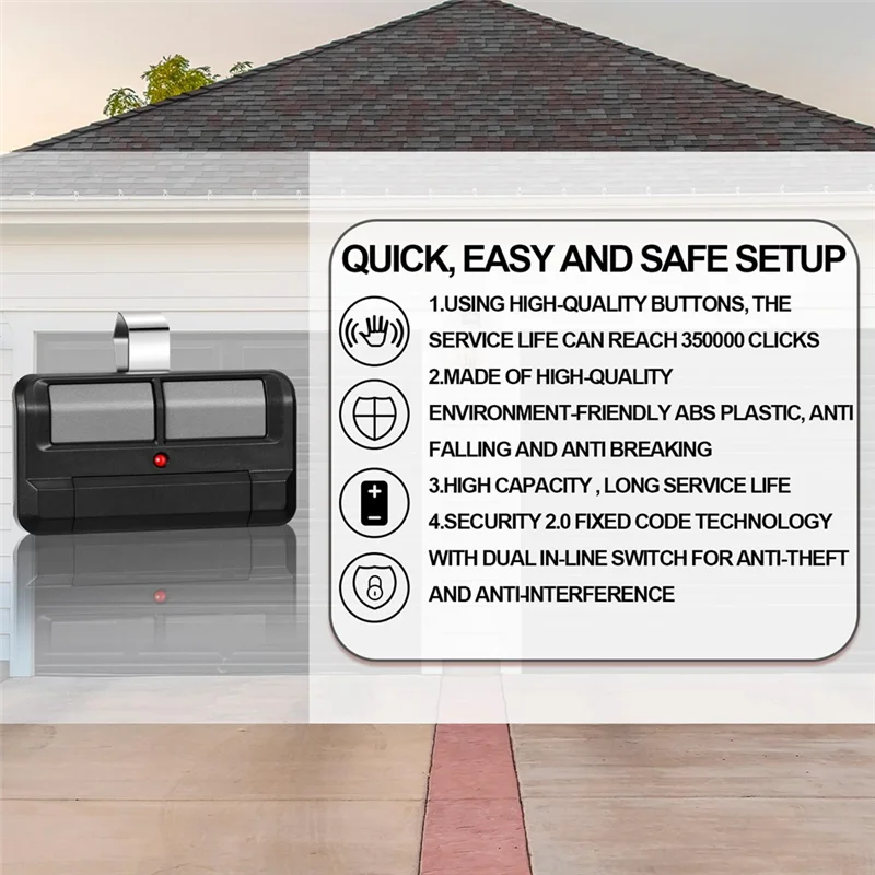 A003 차고 문 원격 892LT 차고 문 오프너 원격은 972LM 372LM 62LM 974LM 원격 제어 3팩을 대체합니다.