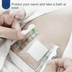 Baby Navel Patch Transparent Tape PU Film Adhesive Plaster Waterproof Fixation Tape Umbilical Protection Patch Bandaids Bandages