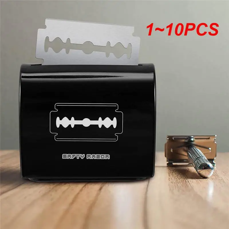 1~10PCS Barber Sharps Storage Box  Razor Blade Small Capacity Waste Collect Wast Hairdresser Waste Cutting Tool Recycling Safety