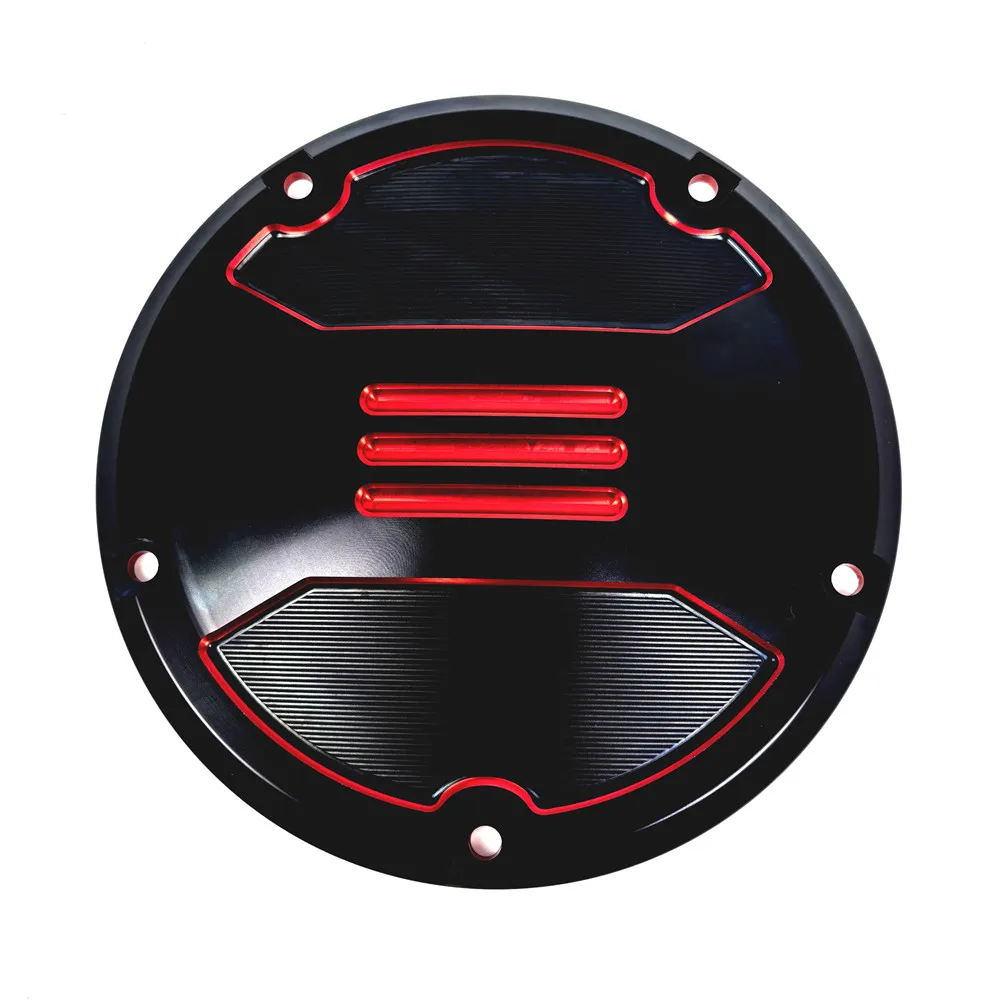 Gold, Red, Blue Golden Deeply Concave Clutch Side Cover for Harley Touring Street Glide 114 CVO FLHX FLTRX Special FLTRXS 16-24