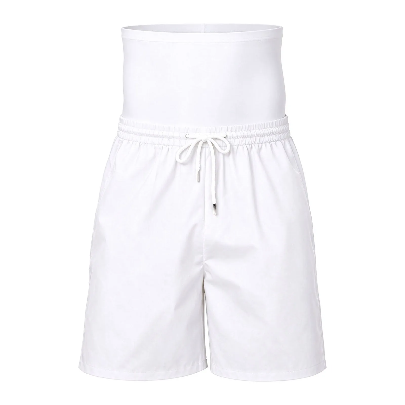 Men High Waist Tummy Control Shorts Body Shaper Broaden Waistband Quick Dry Swim Trunks for Swimming Surfing Workout sportswear