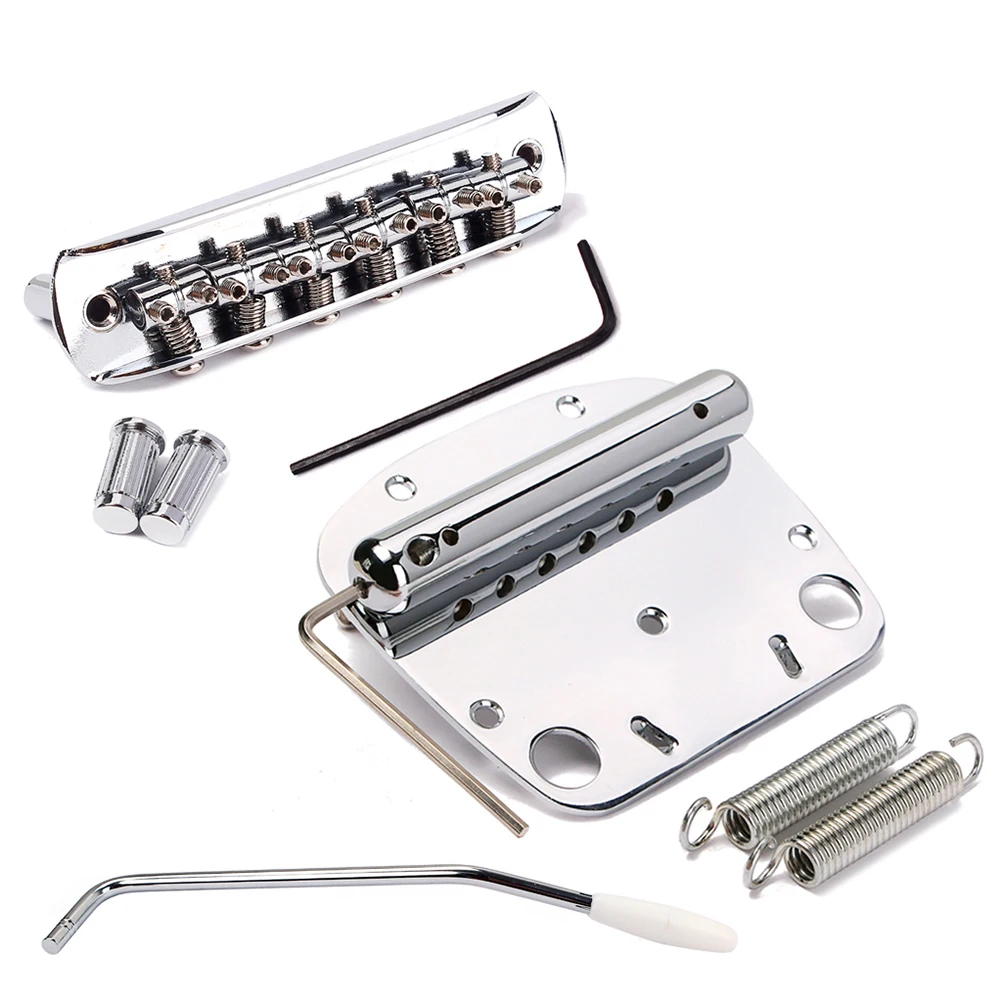 Exquisite 6 String Guitar Tremolo Bridge Tailpiece Set For Guitar Part Accessories Tailpiece Guitar Bridge String Board