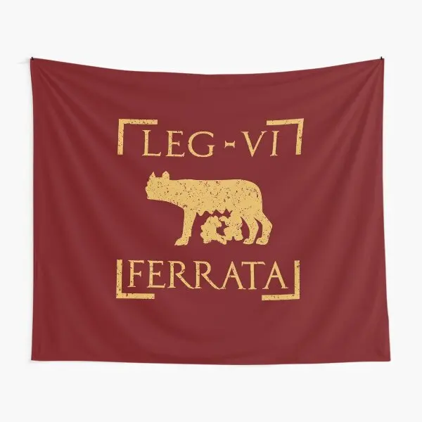 Legio Vi Ferrata Lupa Romana Roman Legio  Tapestry Travel Printed Bedspread Yoga Mat Beautiful Blanket Living Bedroom Towel Wall