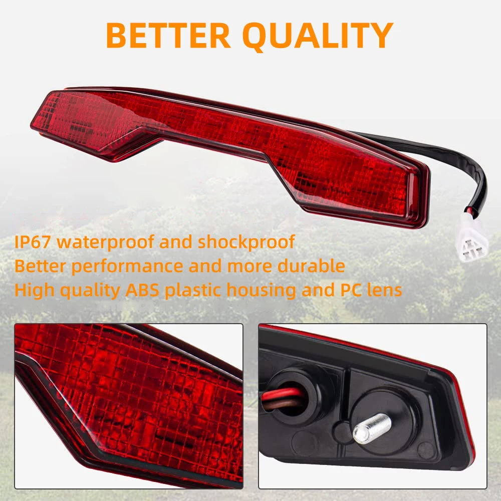 ATV LED Tail Light Assembly Rear LED Brake Light for Suzuki LT-R450 LT-R450(Z) LTR450 QUADRACER 2006 2007 2008 2009 2010 2011
