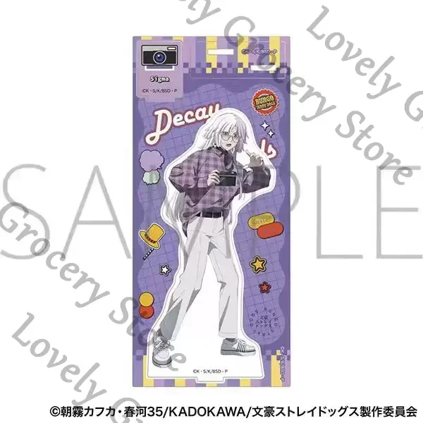 Genuine Anime Bungo Stray Dogs Fyodor D Nikolai Gogol‌ Sigma Dazai Osamu Cosplay Cartoon Acrylic Stand Figure Standing Sign Gift - view 2