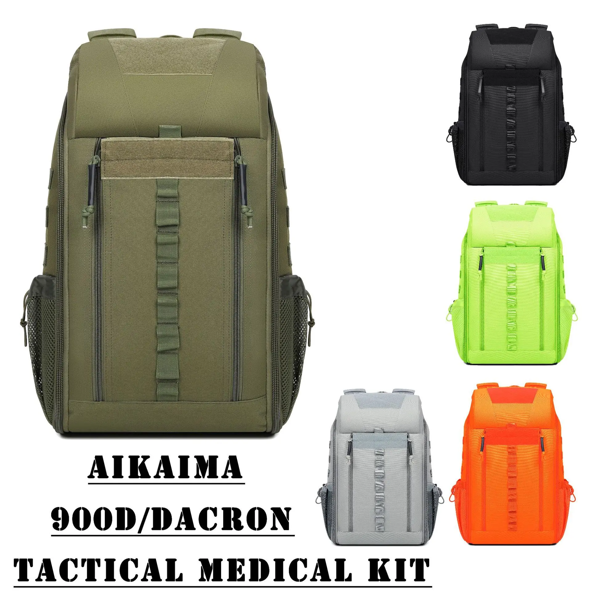 Outdoor Camouflage Medical Backpack Climbing Wear-resistant Backpack Tourist Road First Aid Kit Equipment Storage Bag