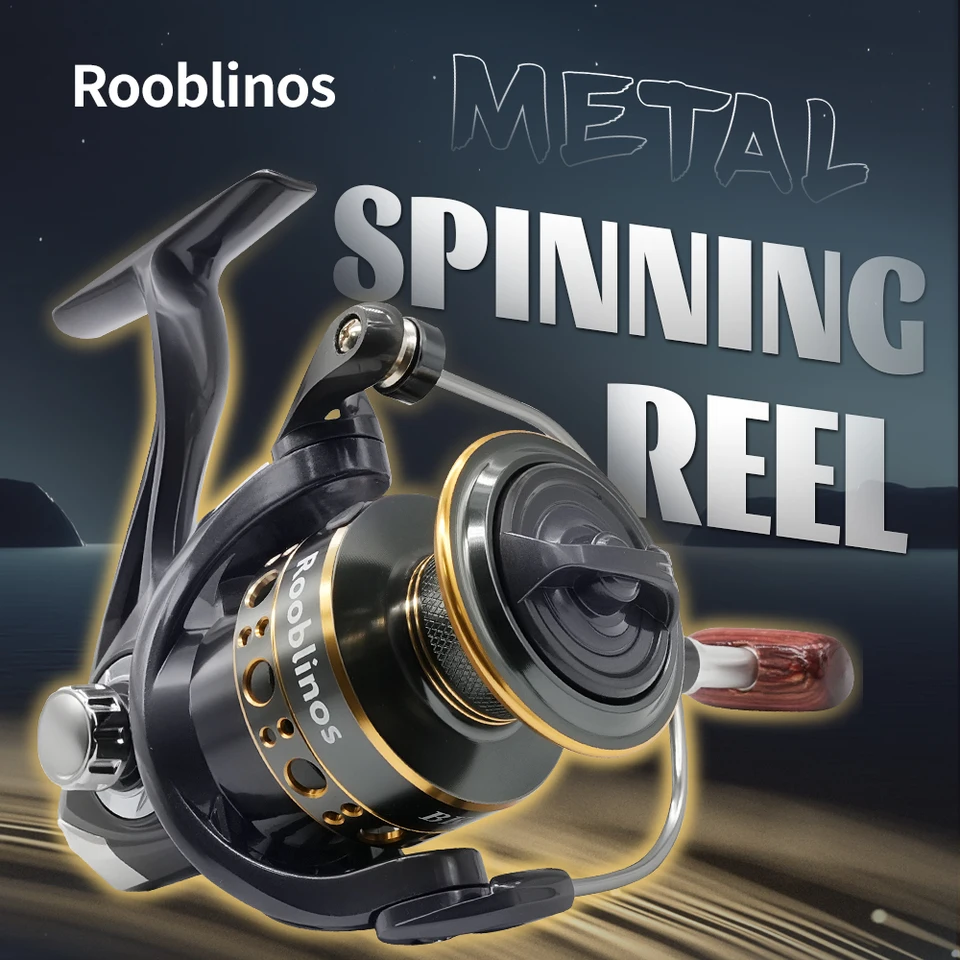 Rooblinos BK Spinning Fishing Reels For Saltwater Freshwater Metal Spool Left/Right Interchangeable Trout Carp Fishing Tackle - AliExpress 18 Rooblinos BK Spinning Fishing Reels For Saltwater Freshwater Metal Spool Left/Right Interchangeable Trout Carp Fishing Tackle - AliExpress 18