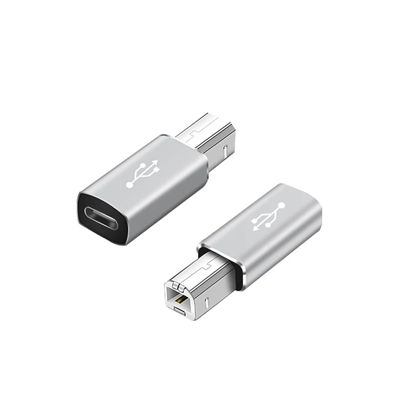 USB C to USB B 2.0 for MIDI Controller Data Transfer Male to Female Type C to B Adapter for HP/Epson/Canon Printer Scanner view 6