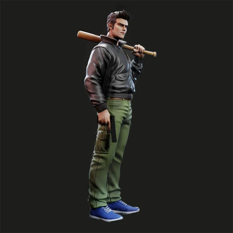 1/24 75mm 1/18 100mm Resin Model Kits The Street Boy Sculpture Unpainted 1/24 7.5cm Figurine 1464