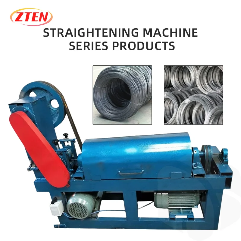 

ZTEN Steel Wire Straightener Automatic Cutting and Straightening Cutter Galvanized Wire Efficient Straighten Machinery Machine