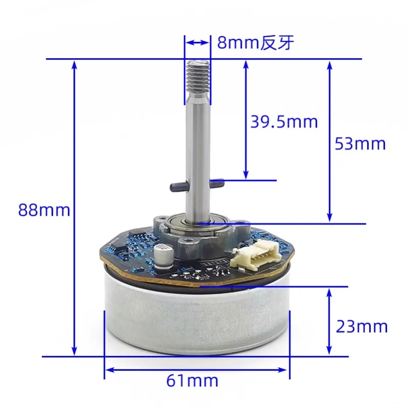 Nidec تيار مستمر فرش السيارات DC24V متغير التردد مروحة المحرك تنقية المحرك عالية الطاقة 48F704S280