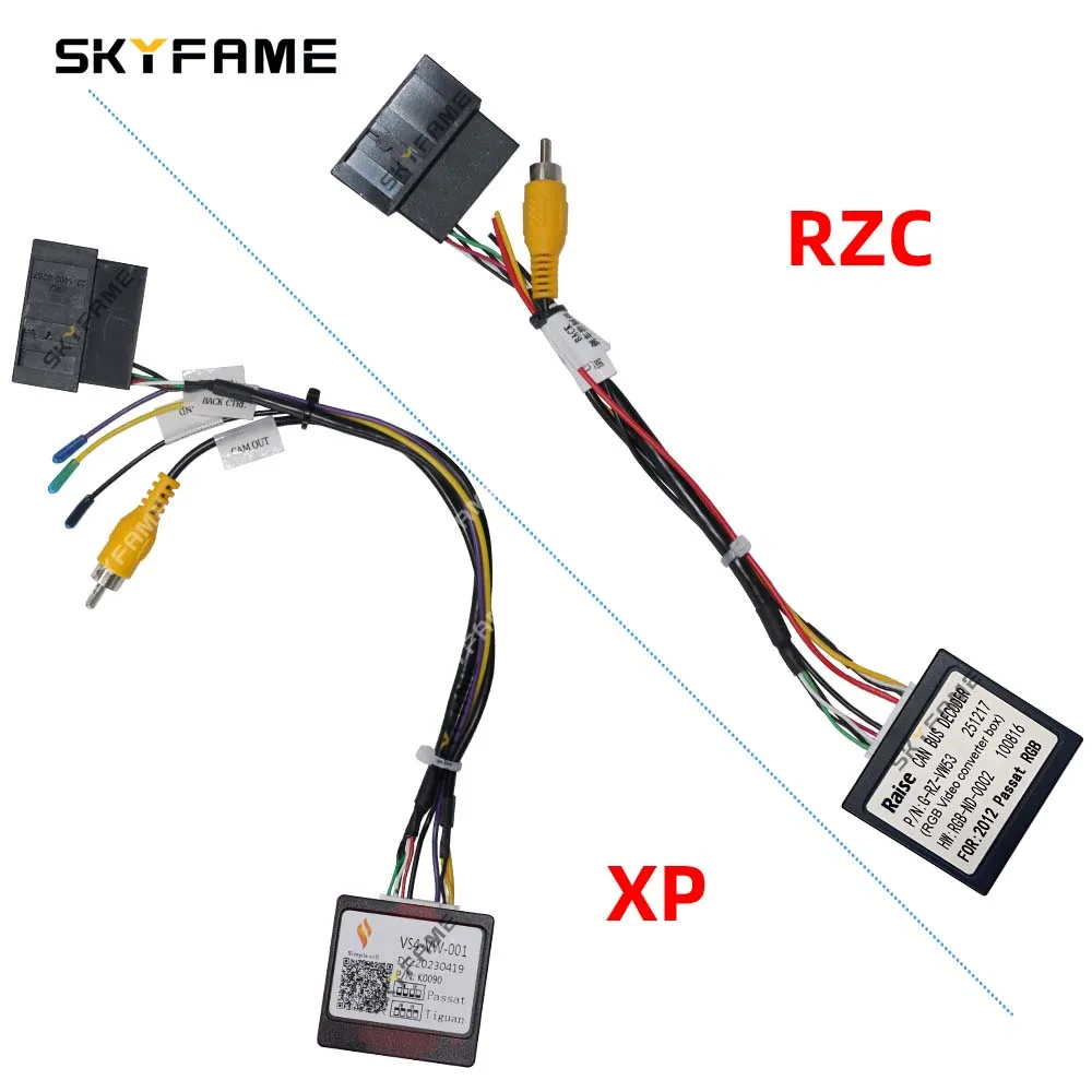 Image of Auto Reverse Kamera RGB Video Konverter Box Decoder Für Volkswagen Golf Magotan Jetta Passat CC Tiguan Polo Scirocco Touran