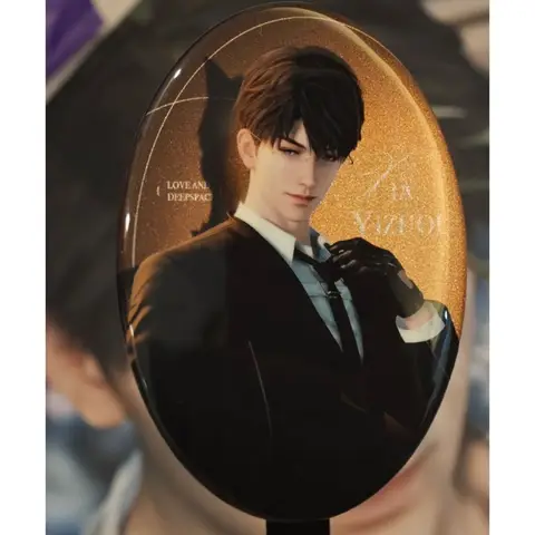 Love and Deep Space Xia Yizhou Love Experience Game Handsome Character Caleb Badge Brooch Gift Collection Accessory for Fans