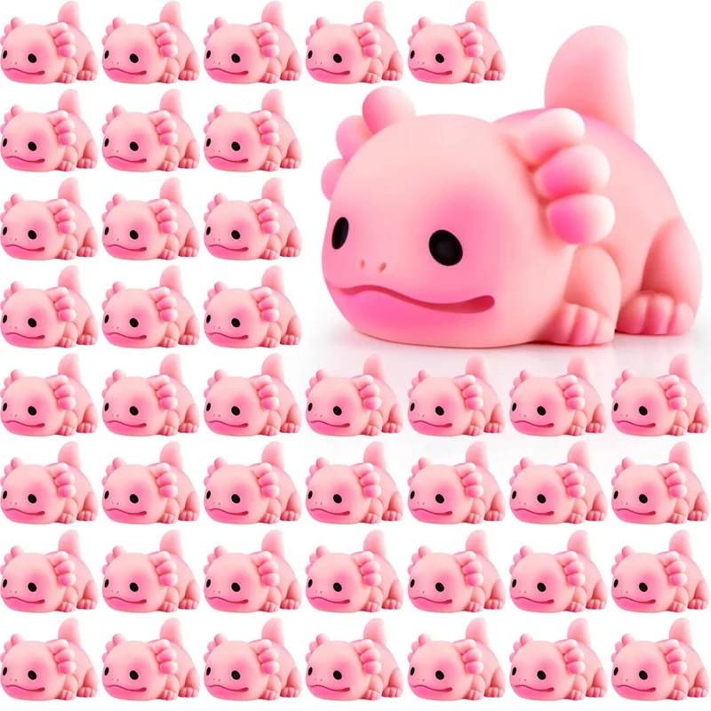 

5/10 Pcs Mini Resin Axolotl Miniatures, Cute Fairy Garden Crafting Micro Landscape Terrarium DIY Decoration Accessories