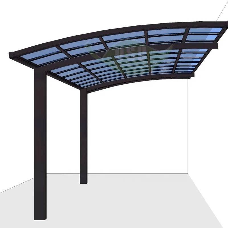 High Quality Carport Car Shelter Factory Price  Sun Shading Shelter Aluminium Polycarbonate Sheet