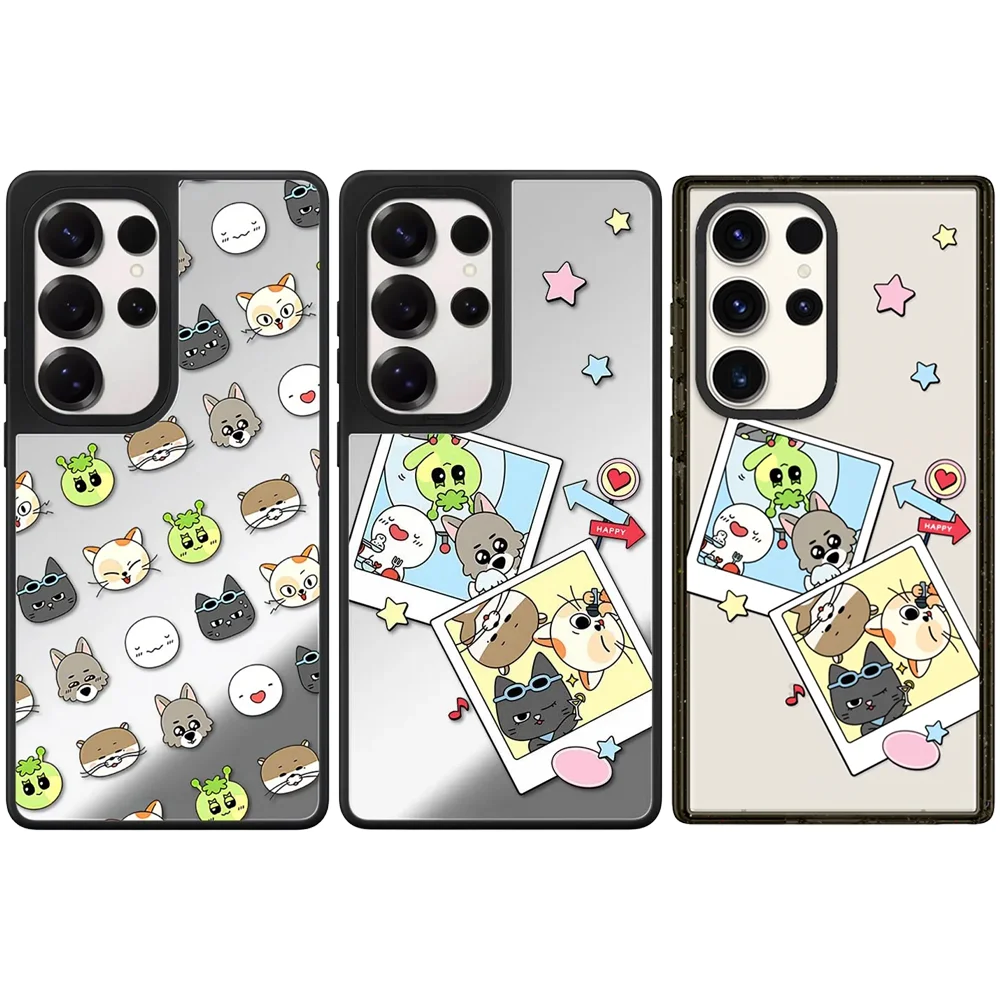 6032816 Mirror / Acrylic Magnetic Case: Compatible with Samsung Galaxy S23 U S24U S25 S26 Ultra S25+ S26 Plus Shell