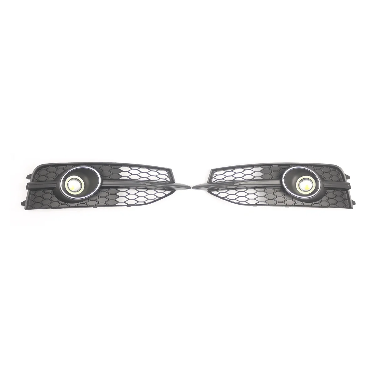 For Audi A7 Quattro S-Line S7 2013-2014 Fog Light Grille 1 Pair Car Front Bumper Headlight Sport Grill Kidney Running Lights