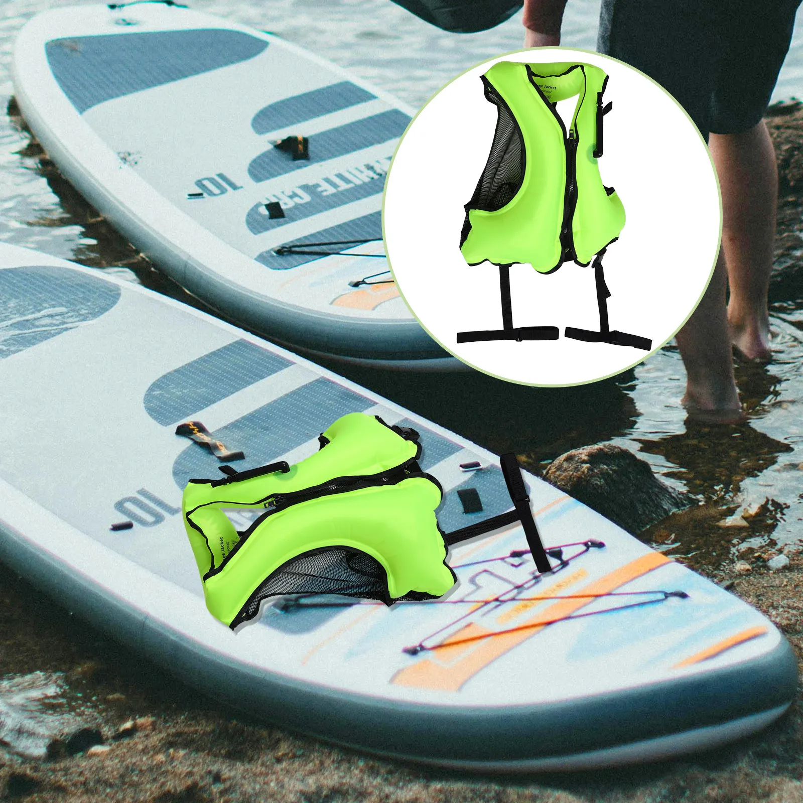 

Надувной детский спасательный жилет с высокой видимостью и светоотражающими элементами для каякинга, парусного спорта, плавания и водных видов спорта