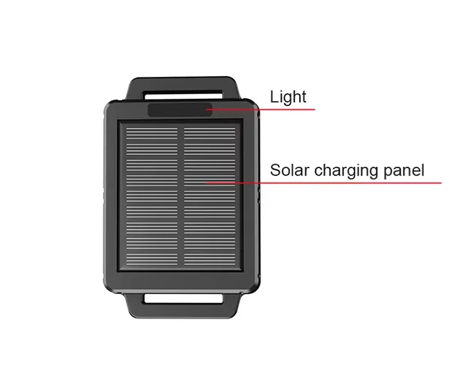 Solar GPS Tracker Anti-lost For Livestock Sheep Cow Cattle Animal Global Positioning GPS Tracker Solar Panel Charging Real Time
