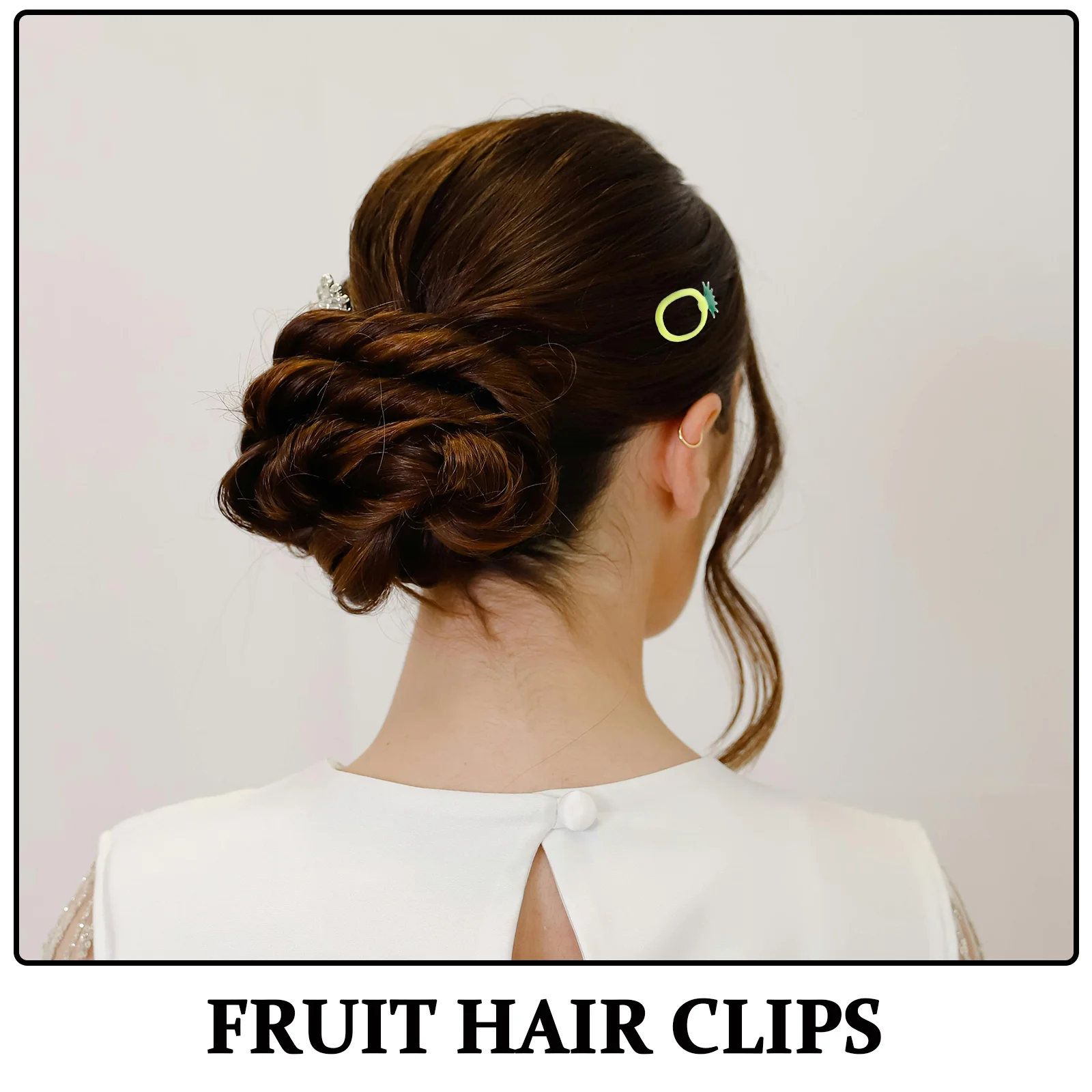 6 uds Clips de Metal para niñas pequeñas diseño de frutas accesorios para el cabello para niños pasadores lindos horquillas de moda alfileres de estilismo de frutas de dibujos animados