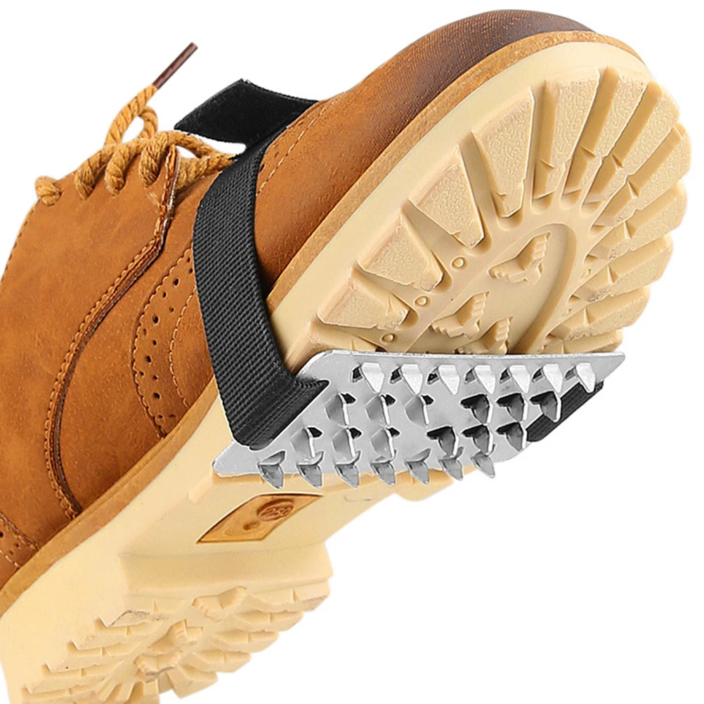 

1 Pair Shoe Ice Grippers Spike Snow Shoes Grippers Climbing Anti-Slip Traction Ice Cleats Outdoor Mountaineering Supplies