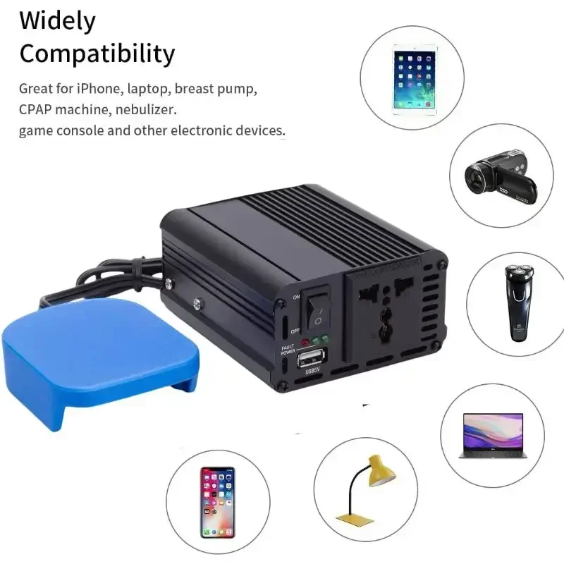 200W Inverter 240v Power Station For Makita 18v Lithium Battery Power Inverter Powerstation Adapter For US/UK/AU (Tool Only)