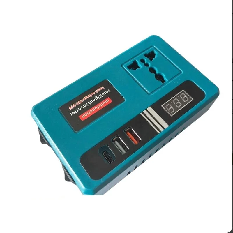 Multifunction Intelligent Li-ion Battery Outdoor Work Inverter 120W for Makita 18V Li-ion battery BL1815 BL1830 BL1850 BL1860