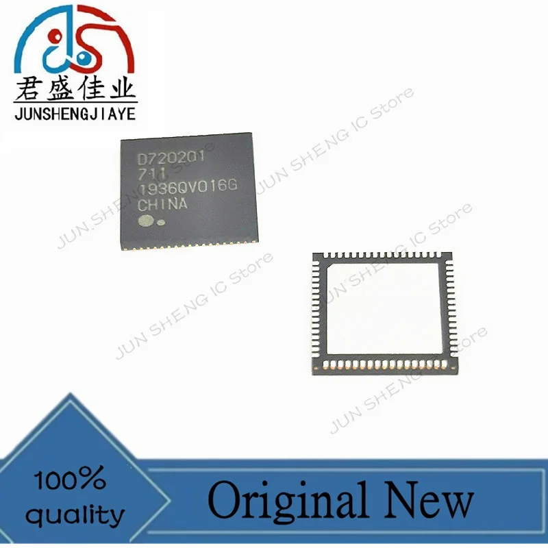 JUN SHENG IC Store/1 pcs /lot 100% new original IC UPD720201K8-711-BAC-A Controller chip QFN68 silkscreen D720201