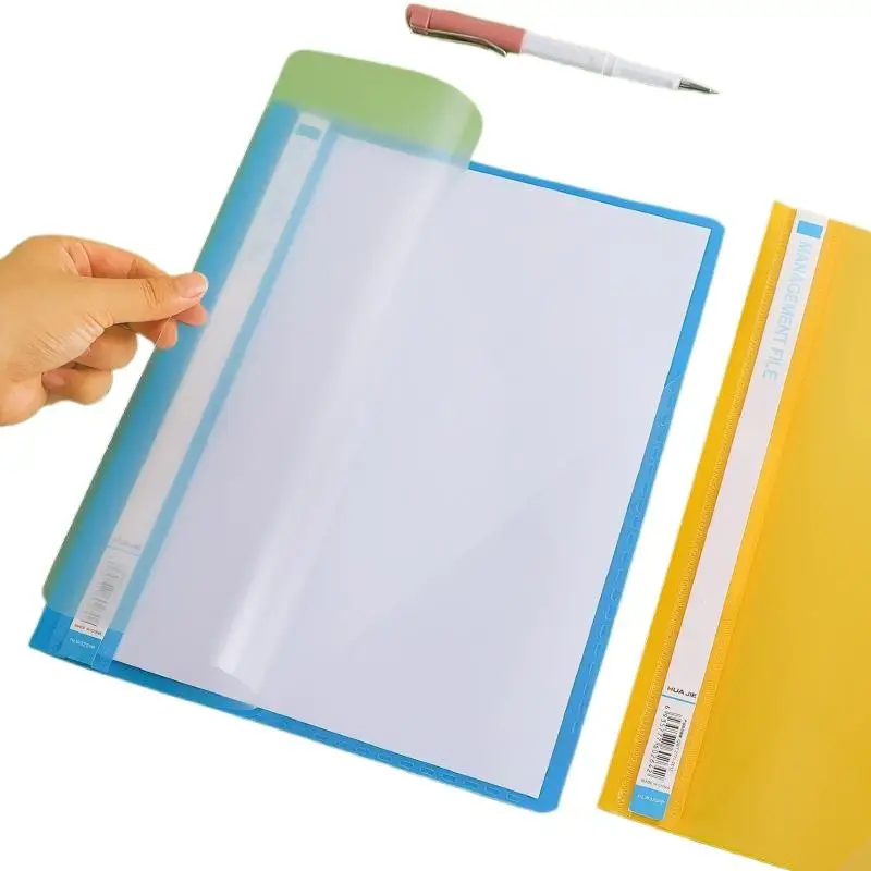 Pasta de projeto a4, 5 peças, pasta de projeto de apresentação, relatório a4, capa transparente de arquivo de documentos