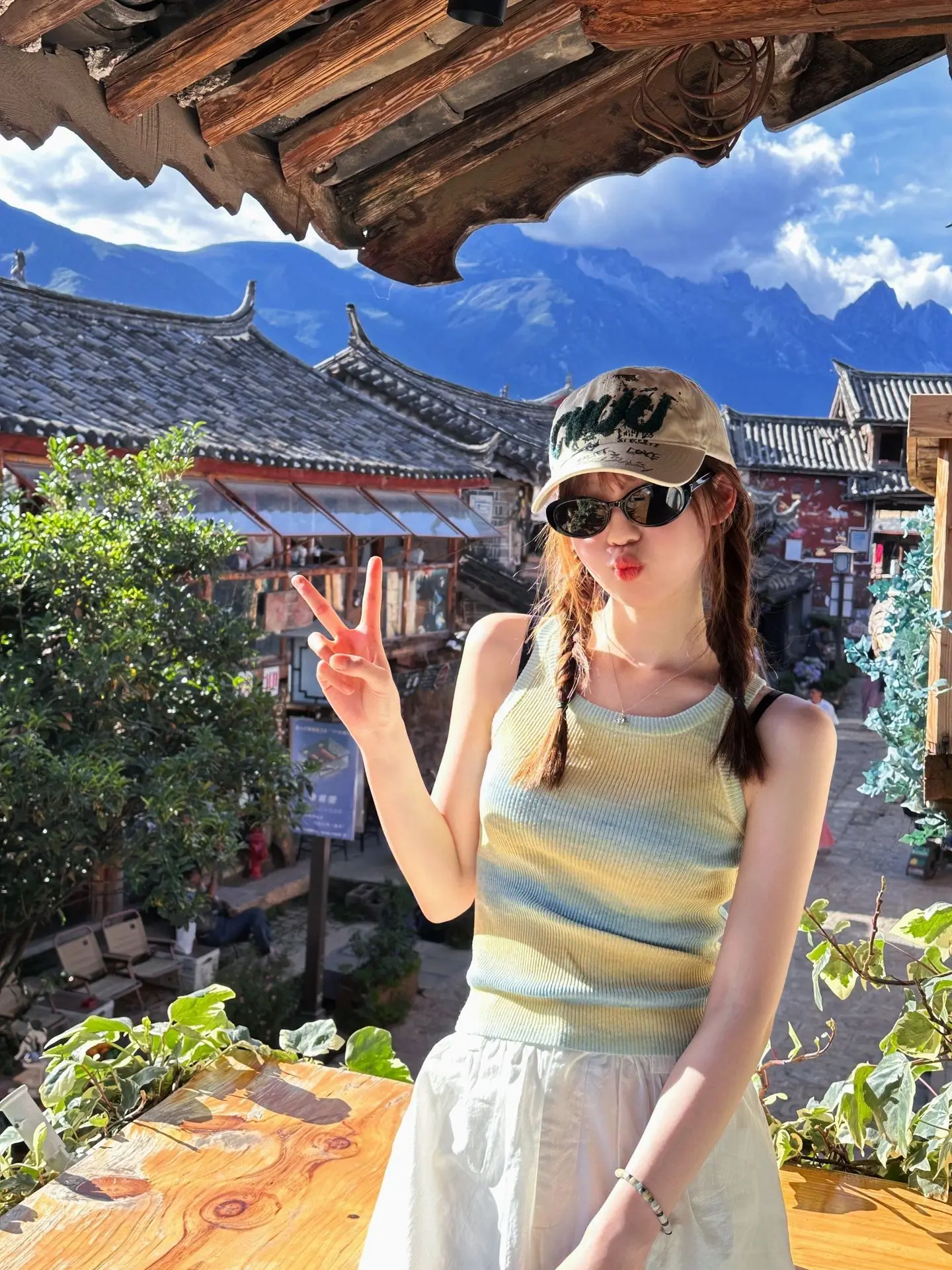 Ice Silk Knitted Color Blo Stripe Women's Tank Top ort Svel Summer Outerwear Faionable Commute Sle Slim Fit