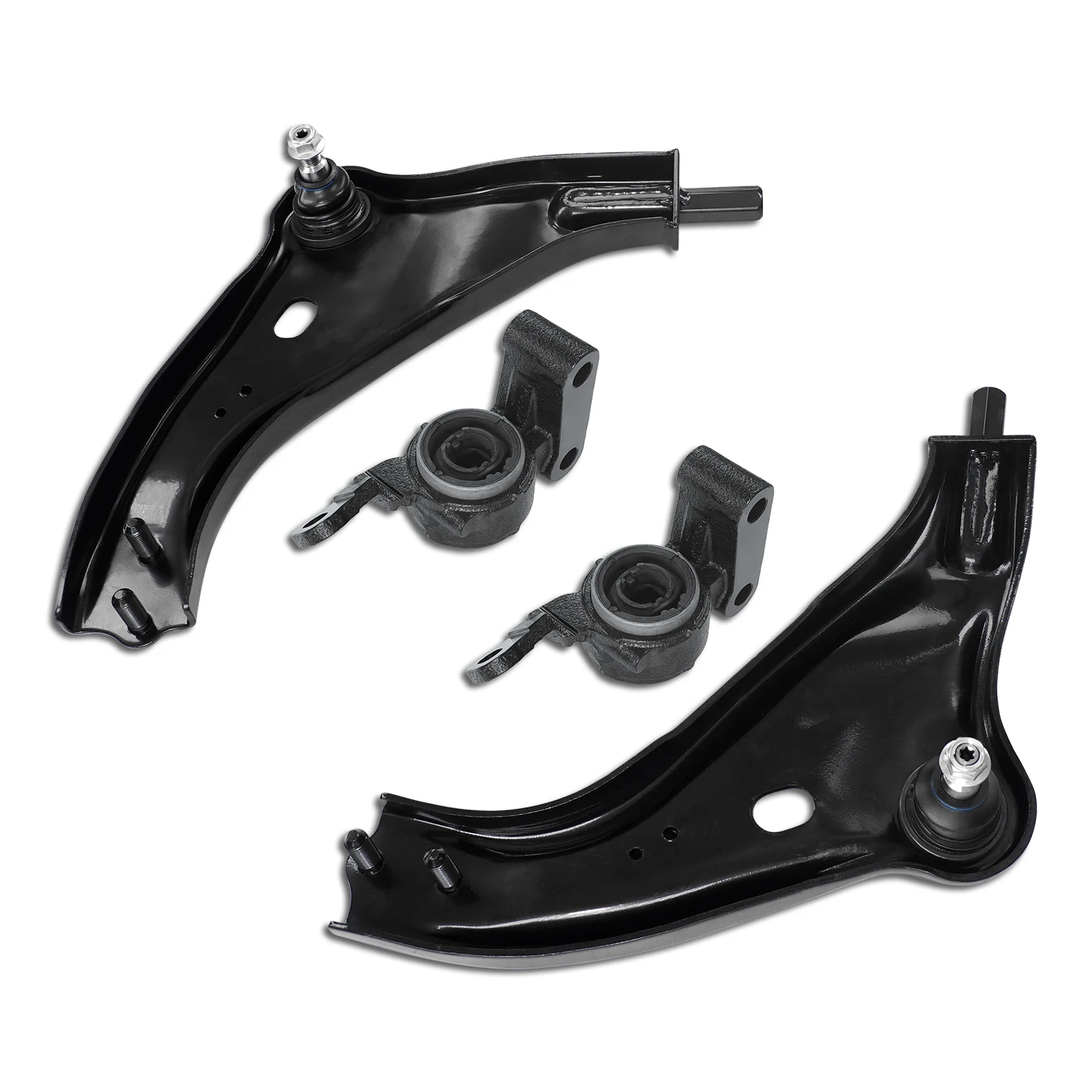 AzbuStag 4pcs Lower Bushings Front Suspension Kit Fits For MINI COOPER 2007-2014