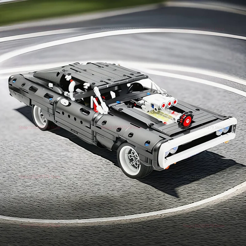 1077PCS  Technical Racing Car Building Blocks Kit DIY Bricks Model for Kids Adults Collector’s Assembly Christmas Birthday Gifts