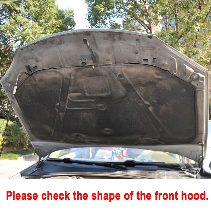 For Chevrolet Optra Daewoo Lacetti J200 Sedan 2004~2008 Buick Excelle Front Hood Lining Sound Absorption Mat Heat Insulation Pad