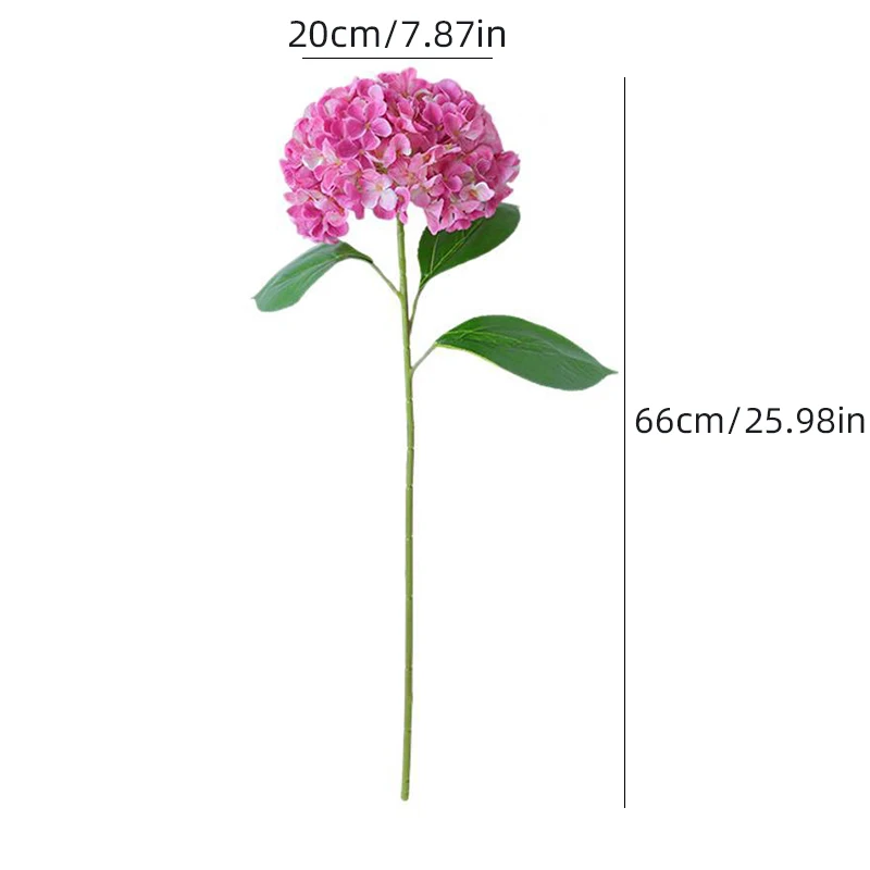 New Silk Simulation Hydrangea Flower European Style Home Decoration,Wedding Floor Arrangement Large Hydrangea Flower