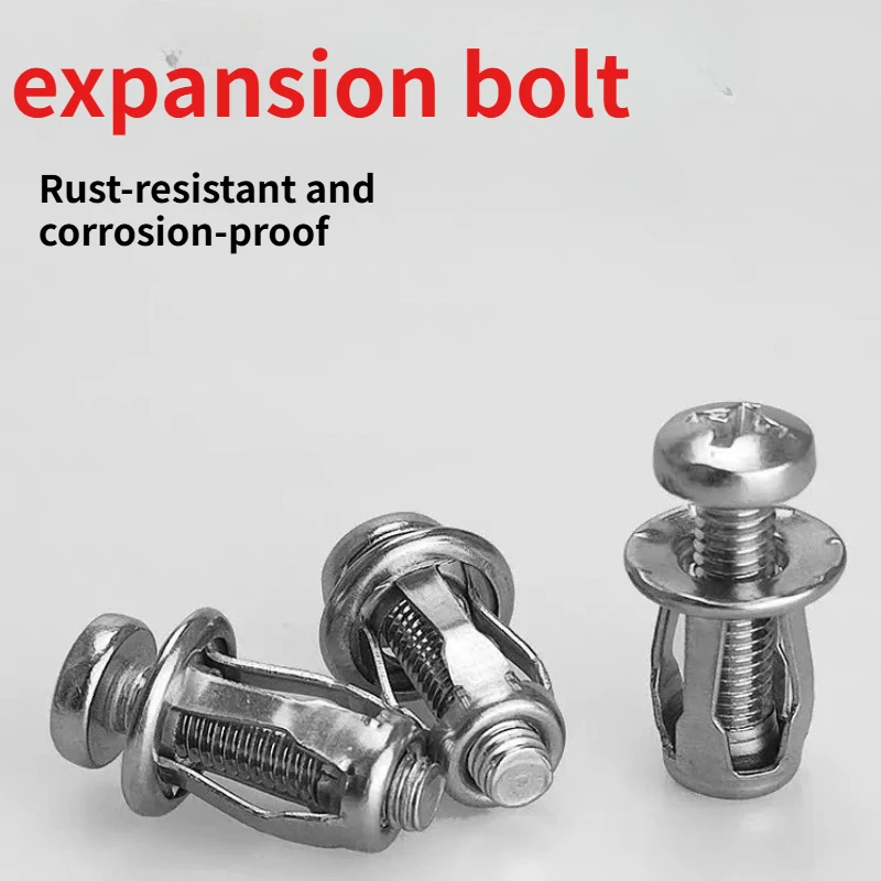 5/10PCS JackNuts Screw Petal Screws  Metal Rivet Petal Expansion Plugs Lock Bolt Board Wall Fastener Expansion ClampM4 M5 M6