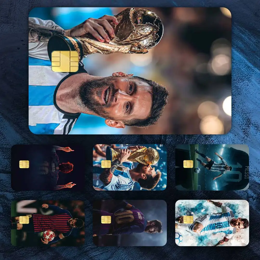 

Lionel Messi Football Credit Card HD Stickers Easy to replace, change card style anytime as you like