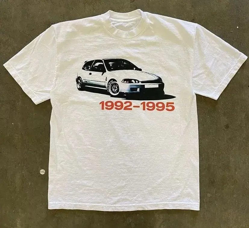 Harajuku Y2k Clothing Vintage Fashion Printed T Shirt Street Hip Hop T-shirt Cotton Crew Neck Tops Summer Men Women Tee Shirt image 4