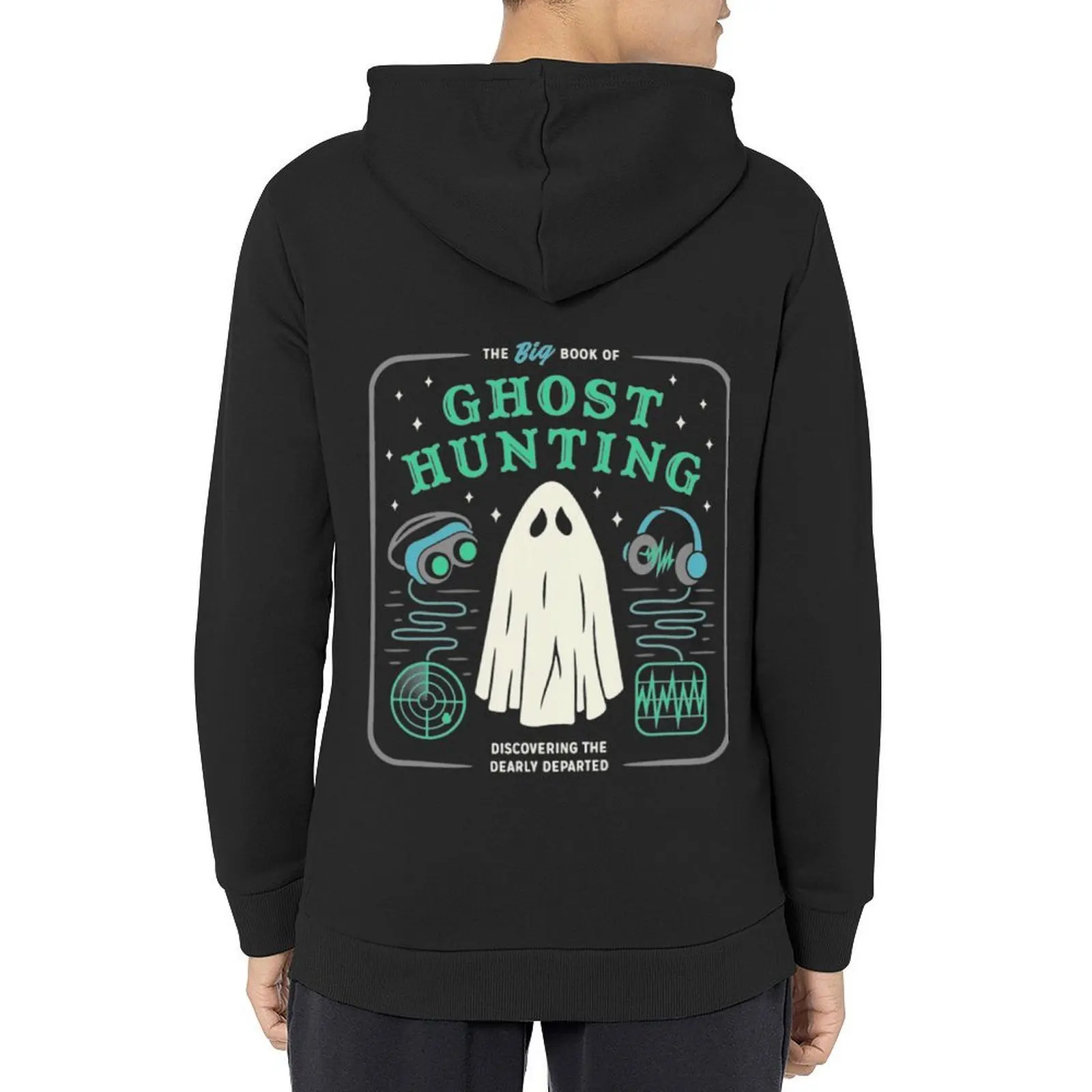 

The Big Book of Ghost Hunting Funny Halloween Hoodie korean clothes autumn jacket men anime clothes hoodies for men