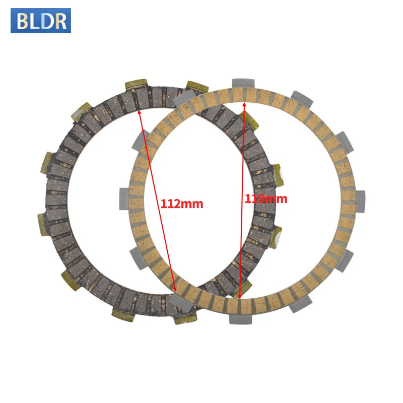 Motorbike Friction Clutch Plate Kit For HONDA FMX650 RD12 FMX 650 FX650 Vigor 650 RD09 FX 650 NX650 Dominator RD02 NX 650 RD08