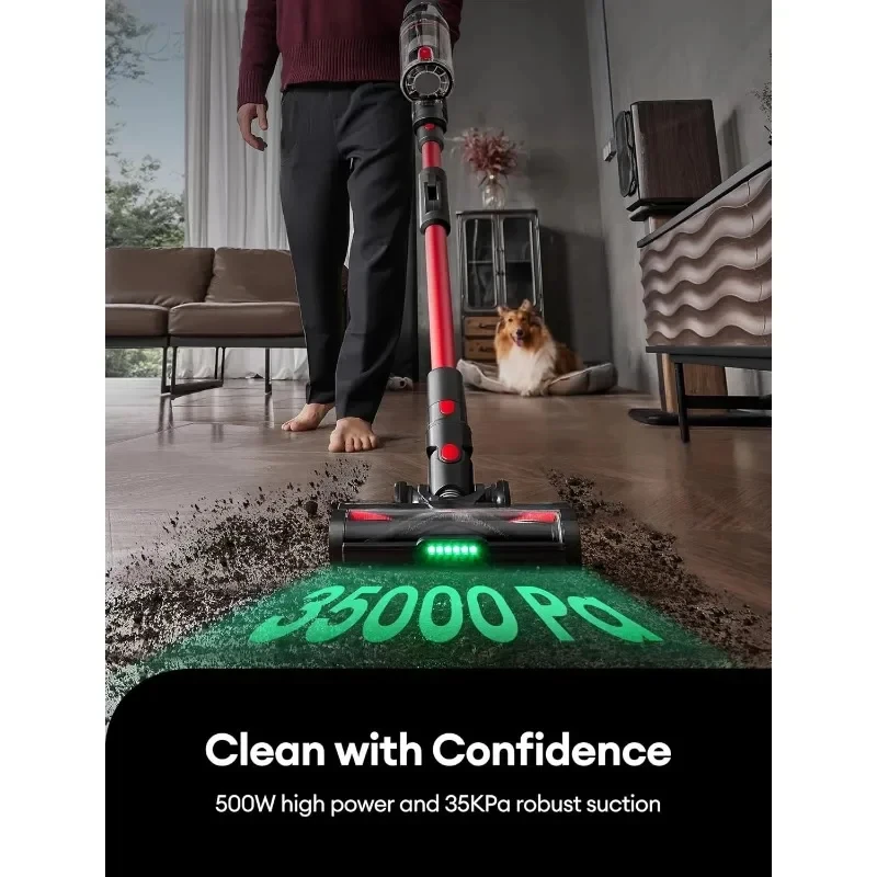 Ultenic   Cordless Vacuum Cleaner,  Powerful Suction  Anti-Tangle Brush,Cleaning Appliances Stick Vacuum Cleaner