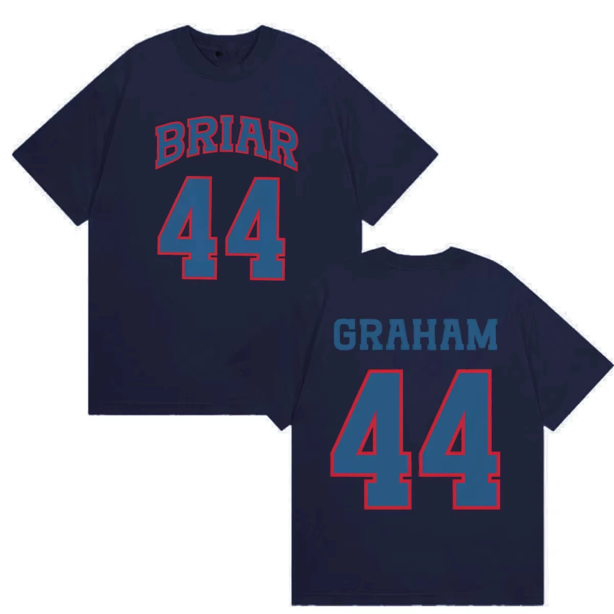 2026 New Graham 44 Briar University Off Campus TV Series T-shirts Men's Women Clothing Fashion Oversized Casual Cotton T Shirts