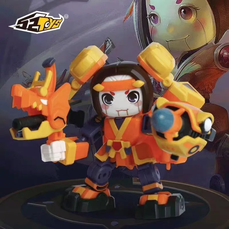 52TOYS MEGABOX Honor Of Kings Transforming Articulated Action Figure Robot Mo Zi Luban No 7 Collectible Game Fans Boy Toys Gift