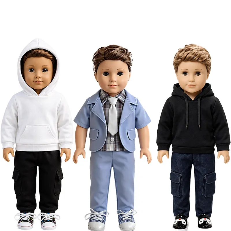 Doll Winter Coat For 43cm Baby Doll Clothes Accessories And 18 Inch American Doll Our Generation Girl's Toys Gift