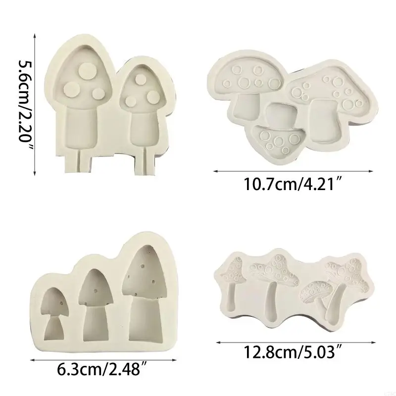 U75c Masto cassette a forma funghi stampi per fondente stampi cioccolato in silicone