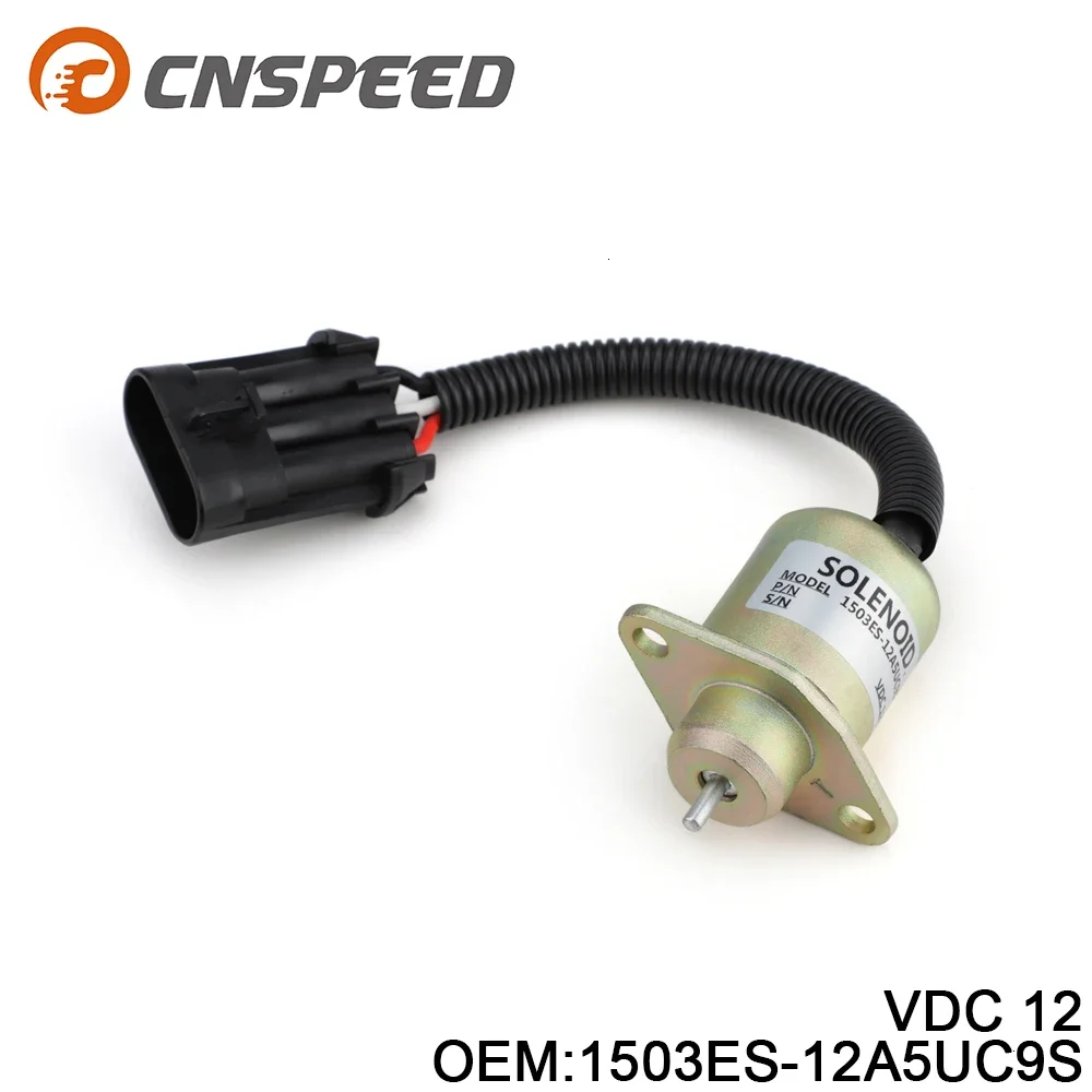 12V Fuel Stop Solenoid 1503ES-12A5UC9S SA-4561-T For Kubota Spare Parts V1505 R90 Thermo King Yanmar Parts Engine