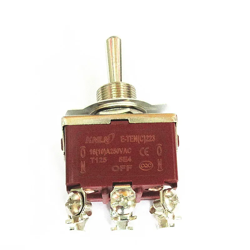 Bilateral Self-reset E-TEN223 Toggle Switch Bidirectional Automatic Reset Rocker Switch 6-pin Switch